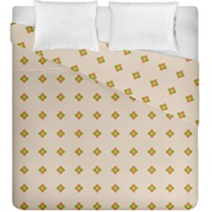 Pattern Background Retro Duvet Cover Double Side (king Size)