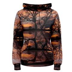 Aurora Sunset Sun Landscape Women s Pullover Hoodie