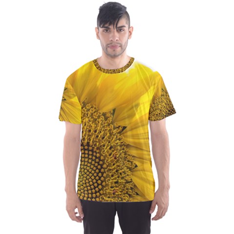 Plant Nature Leaf Flower Season Men s Sport Mesh Tee by Simbadda