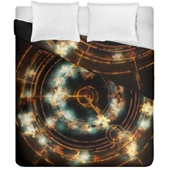 Science Fiction Energy Background Duvet Cover Double Side (california King Size) by Simbadda