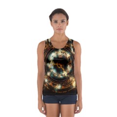 Science Fiction Energy Background Women s Sport Tank Top  by Simbadda