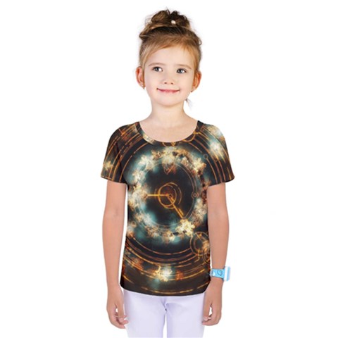 Science Fiction Energy Background Kids  One Piece Tee by Simbadda