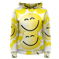 The Sun A Smile The Rays Yellow Women s Pullover Hoodie