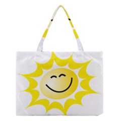 The Sun A Smile The Rays Yellow Medium Tote Bag