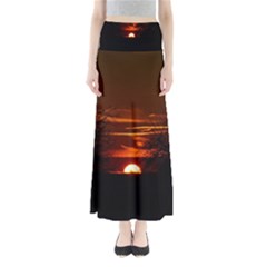 Sunset Sun Fireball Setting Sun Maxi Skirts by Simbadda