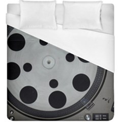 Turntable Record System Tones Duvet Cover (king Size)