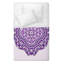 Mandala Purple Mandalas Balance Duvet Cover (single Size) by Simbadda