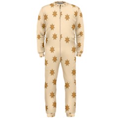 Pattern Gingerbread Star Onepiece Jumpsuit (men)  by Simbadda