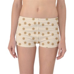 Pattern Gingerbread Star Reversible Bikini Bottoms by Simbadda