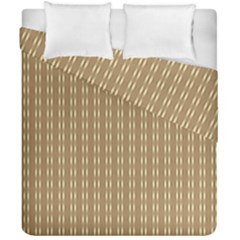 Pattern Background Brown Lines Duvet Cover Double Side (california King Size)