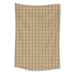 Pattern Background Brown Lines Large Tapestry by Simbadda