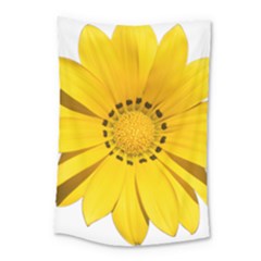 Transparent Flower Summer Yellow Small Tapestry by Simbadda