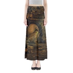 Woman Lost Model Alone Maxi Skirts by Simbadda