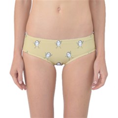 Happy Character Kids Motif Pattern Classic Bikini Bottoms