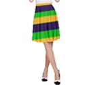 Mardi Gras Stripes A-Line Skirt View1