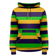 Mardi Gras Stripes Women s Pullover Hoodie