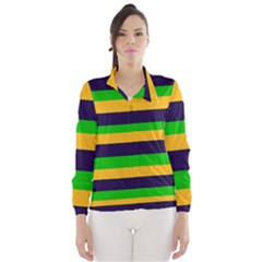 Mardi Gras Stripes Wind Breaker (Women)