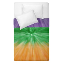 Mardi Gras Tie Die Duvet Cover Double Side (single Size) by PhotoNOLA