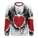 Wings Of Heart Illustration Men s Long Sleeve Tee View1