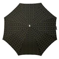 Dark Interlace Tribal  Straight Umbrellas by dflcprints