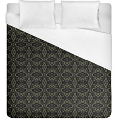 Dark Interlace Tribal  Duvet Cover (king Size)