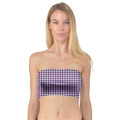 Mardi Gras Purple Plaid Bandeau Top by PhotoNOLA