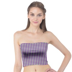 Mardi Gras Purple Plaid Tube Top by PhotoNOLA