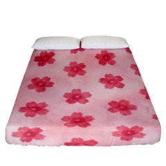 Watercolor Flower Patterns Fitted Sheet (california King Size) by TastefulDesigns