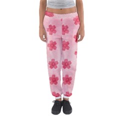 Watercolor Flower Patterns Women s Jogger Sweatpants by TastefulDesigns