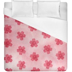 Watercolor Flower Patterns Duvet Cover (king Size)