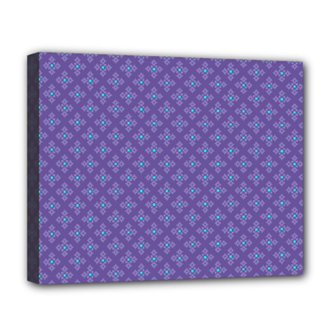 Abstract Purple Pattern Background Deluxe Canvas 20  X 16   by TastefulDesigns