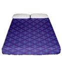 Abstract Purple Pattern Background Fitted Sheet (King Size) View1