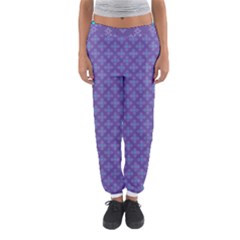 Abstract Purple Pattern Background Women s Jogger Sweatpants by TastefulDesigns