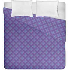 Abstract Purple Pattern Background Duvet Cover Double Side (king Size)