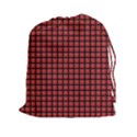 Red Plaid Drawstring Pouches (XXL) View1