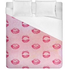 Watercolor Kisses Patterns Duvet Cover (california King Size)