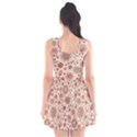 Retro Sketchy Floral Patterns Scoop Neck Skater Dress View2