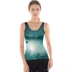 Astronaut Space Travel Gravity Tank Top by Simbadda