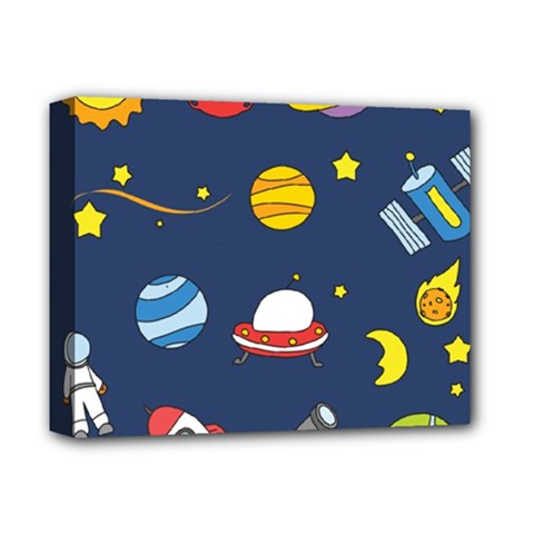 Space Background Design Deluxe Canvas 14  X 11  by Simbadda