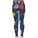 Space Background Design Classic Yoga Leggings View2