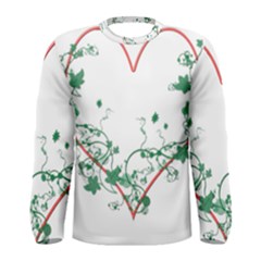 Heart Ranke Nature Romance Plant Men s Long Sleeve Tee by Simbadda