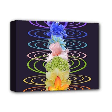 Chakra Spiritual Flower Energy Deluxe Canvas 14  X 11  by Simbadda