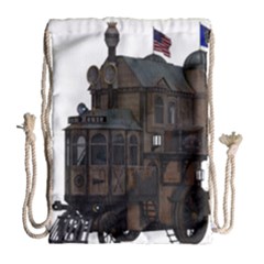 Steampunk Lock Fantasy Home Drawstring Bag (large) by Simbadda