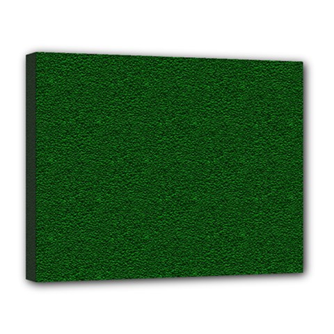 Texture Green Rush Easter Canvas 14  X 11  by Simbadda