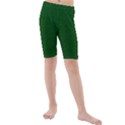 Texture Green Rush Easter Kids  Mid Length Swim Shorts View1