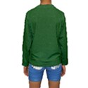 Texture Green Rush Easter Kids  Long Sleeve Swimwear View2