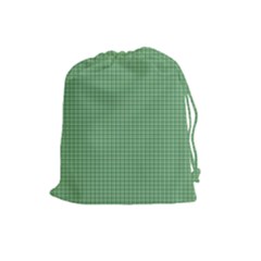 Green1 Drawstring Pouches (large)  by PhotoNOLA