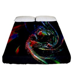 Abstraction Dive From Inside Fitted Sheet (california King Size) by Simbadda