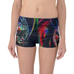 Abstraction Dive From Inside Boyleg Bikini Bottoms