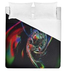 Abstraction Dive From Inside Duvet Cover (queen Size) by Simbadda